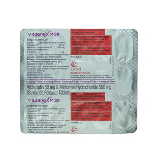 Vildanex M Sr Forte Strip Of 15 Tablets