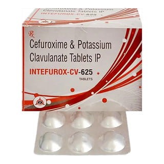 Intefurox Cv 625 Strip Of 6 Tablets