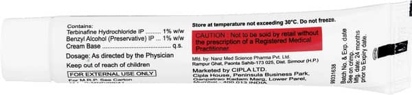 Tercan Tube Of 10gm Cream