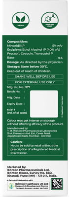 Brintop Moist 5% Bottle Of 60ml Solution