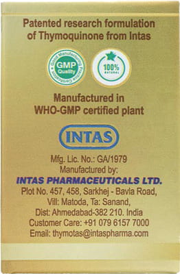 Thymotas 12.5mg Bottle Of 30 Tablets