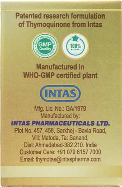 Thymotas 12.5mg Bottle Of 30 Tablets