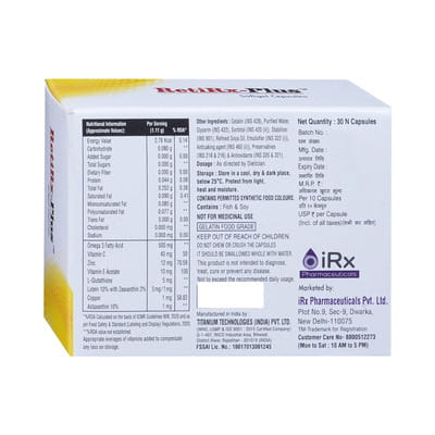 Retirx Plus Strip Of 10 Capsules