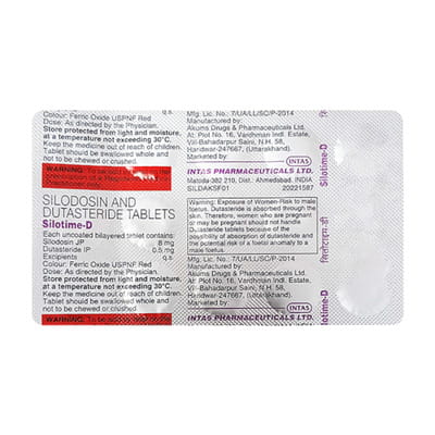 Silotime D Strip Of 15 Tablets