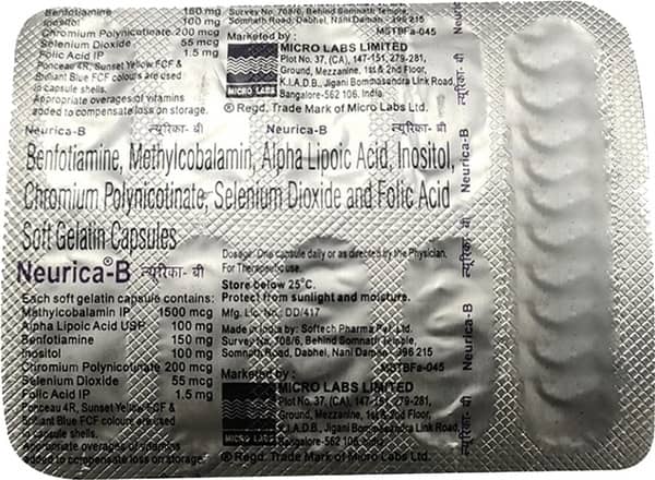 Neurica B Strip Of 10 Capsules