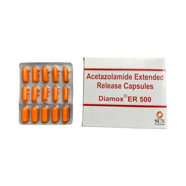 Diamox Er 500mg Strip Of 15 Capsules