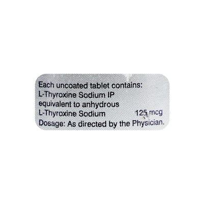 Thyroup 125mcg Bottle Of 120 Tablets