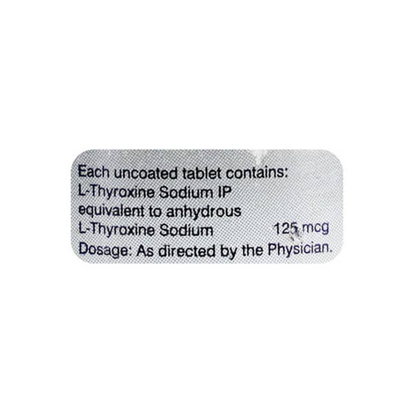 Thyroup 125mcg Bottle Of 120 Tablets
