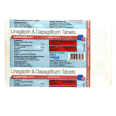 Dapaford Ln 5mg Strip Of 15 Tablets