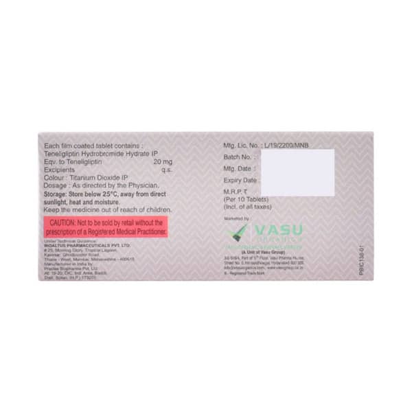Truglip 20Mg Strip Of 10 Tablets