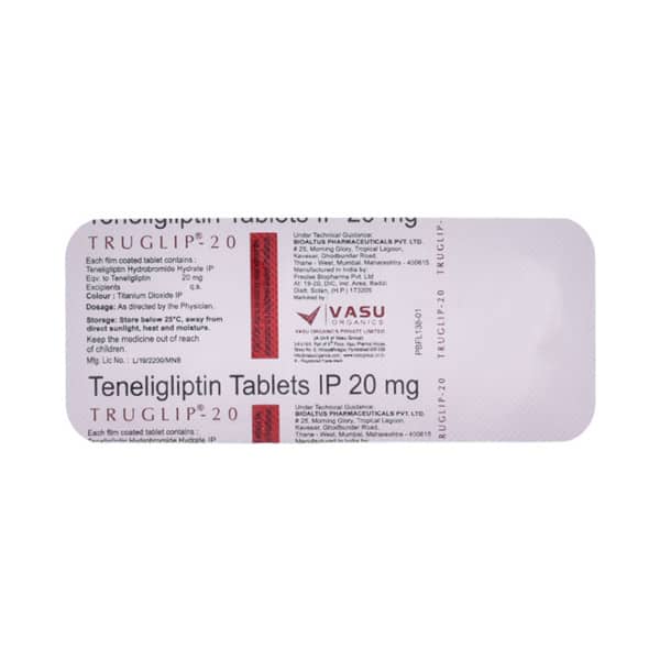 Truglip 20Mg Strip Of 10 Tablets