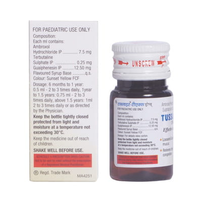 Tussalyte Tx Bottle Of 15ml Oral Drops
