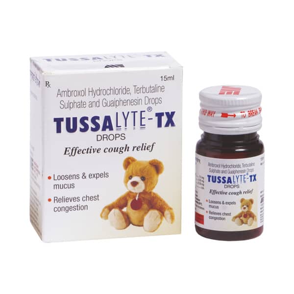 Tussalyte Tx Bottle Of 15ml Oral Drops