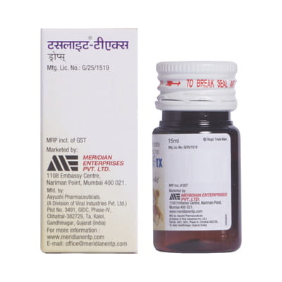 Tussalyte Tx Bottle Of 15ml Oral Drops