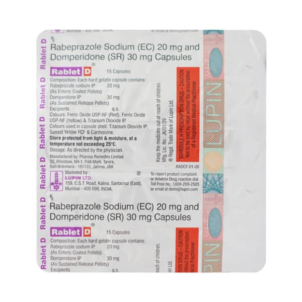 Rablet D Strip Of 15 Capsules
