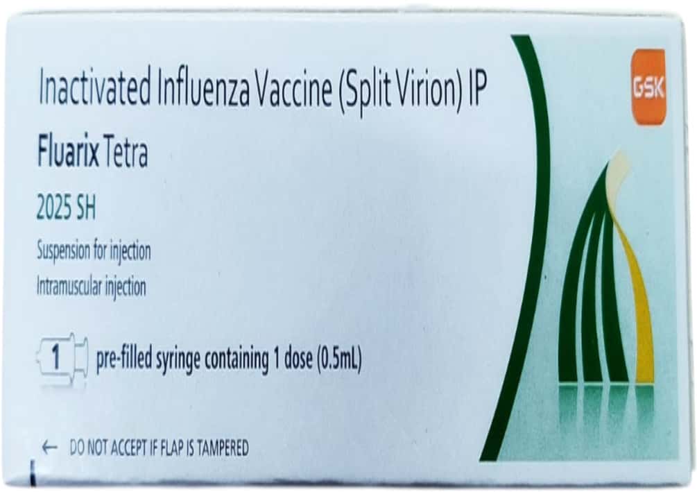 Fluarix Tetra 2025 SH Vaccine: Uses, Side Effects, Price, Dosage & More ...