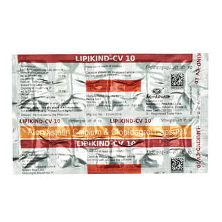 Lipikind Cv 10Mg Strip Of 10 Capsules
