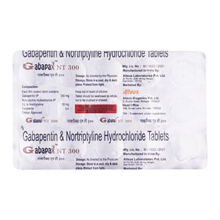 Gabapax Nt 300Mg Strip Of 15 Tablets