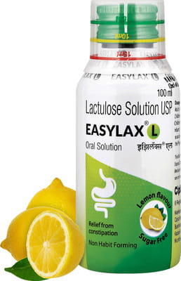 Easylax L Lemon Flavour Sugar Free Bottle Of 100ml Oral Solution
