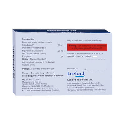 Pregabanyl Dx Strip Of 10 Capsules