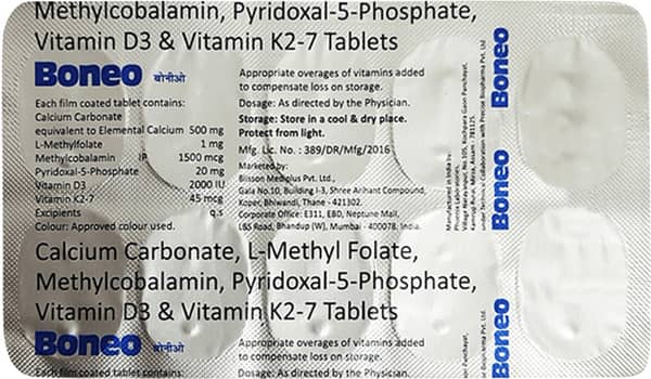Boneo Strip Of 10 Tablets