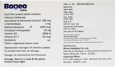 Boneo Strip Of 10 Tablets