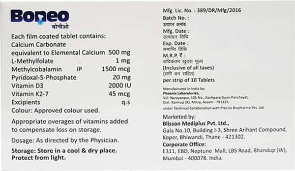Boneo Strip Of 10 Tablets