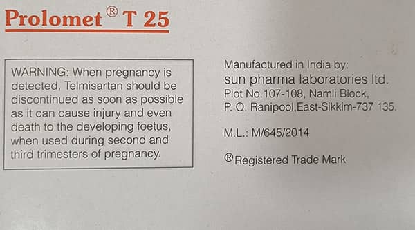 Prolomet T 25mg Strip Of 10 Tablets