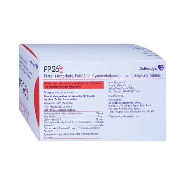 Pp26 Plus Strip Of 10 Tablets
