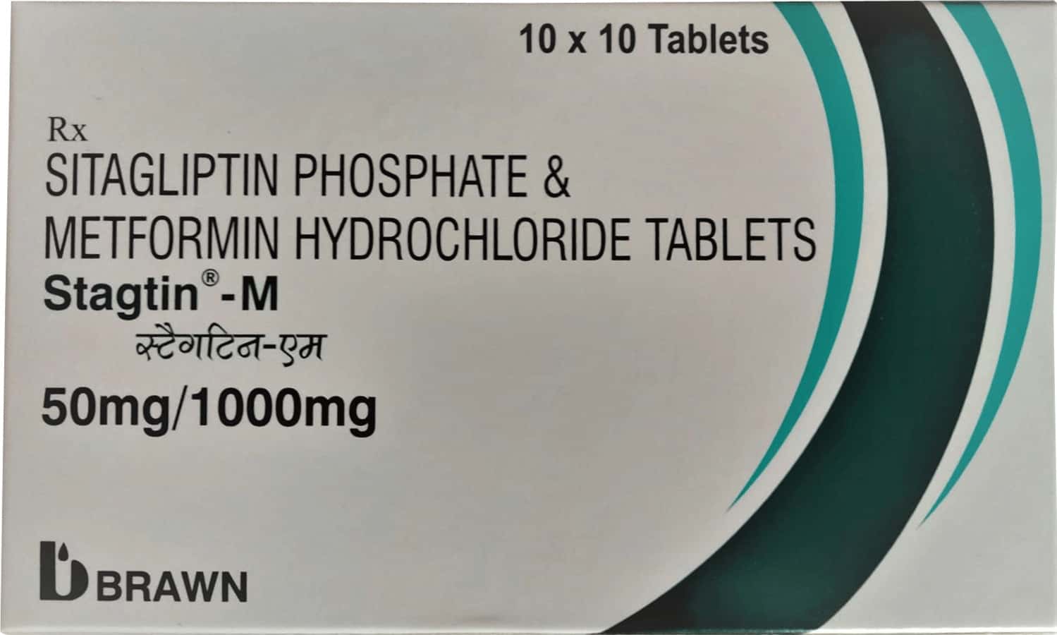 Stagan Injection Composition Stagtin M 50/1000mg Strip Of 10 Tablets: Uses, Side Effects, Price ...