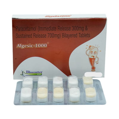 Algesic 1000 Strip Of 10 Tablets