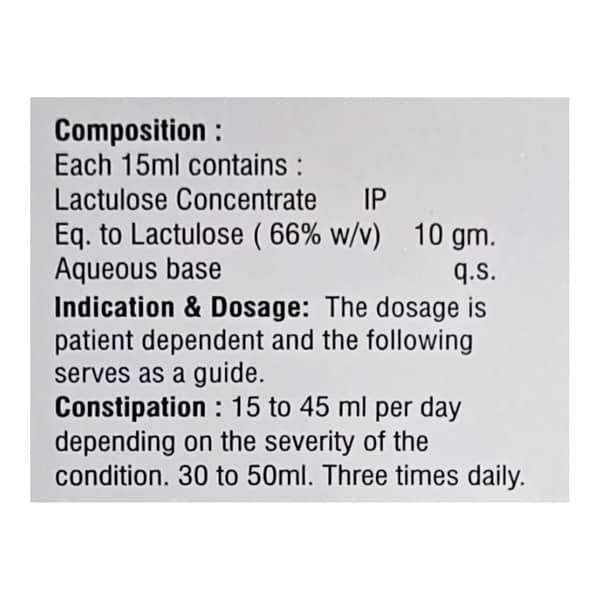 Lactolook Nf Sugar Free Bottle Of 100Ml Oral Solution