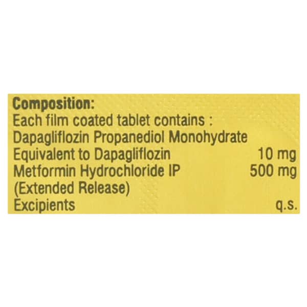 Damita M 10/500mg Strip Of 15 Tablets