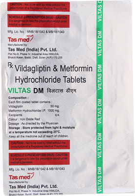 Viltas Dm Strip Of 15 Tablets