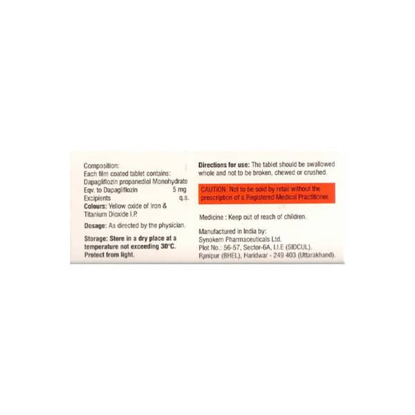 Dapnat 5mg Strip Of 10 Tablets