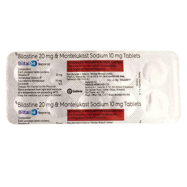 Biltal M 20Mg Strip Of 10 Tablets