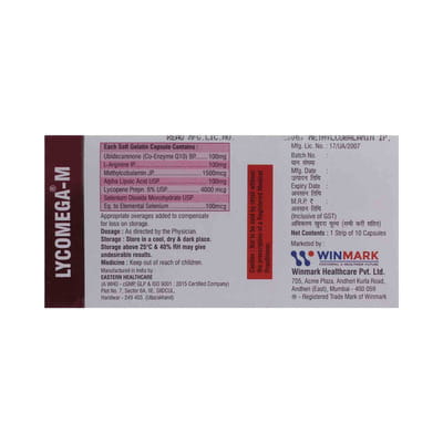 Lycomega M Strip Of 10 Tablets
