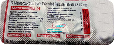 Metosave Xl 50mg Strip Of 10 Tablets