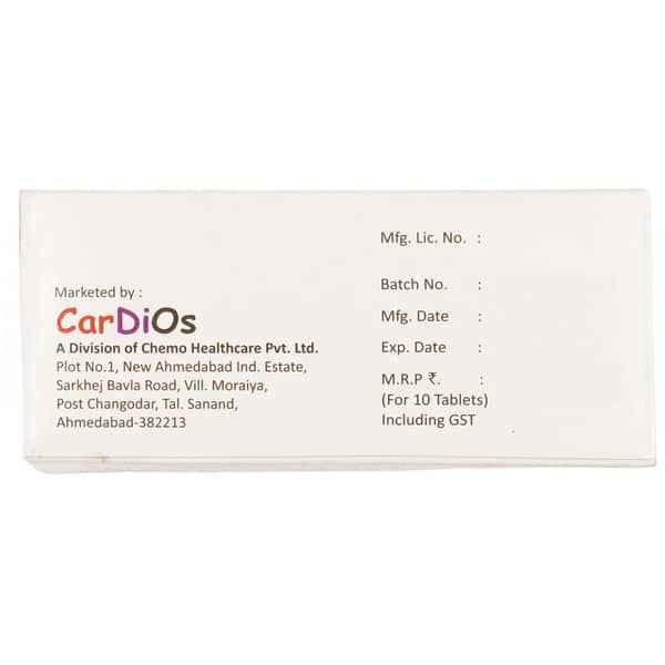 Telcard Beta 25Mg Strip Of 10 Tablets