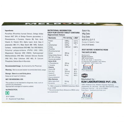 Melboost Strip Of 10 Tablets