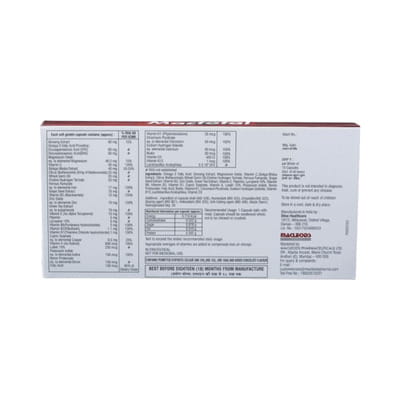 Mactotal Strip Of 10 Soft Veg Capsules