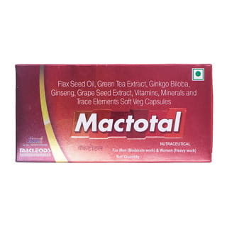 Mactotal Strip Of 10 Soft Veg Capsules