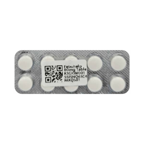 Febuhelp 80Mg Strip Of 10 Tablets