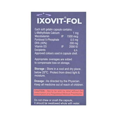 Ixovit L Strip Of 10 Softgel Capsules