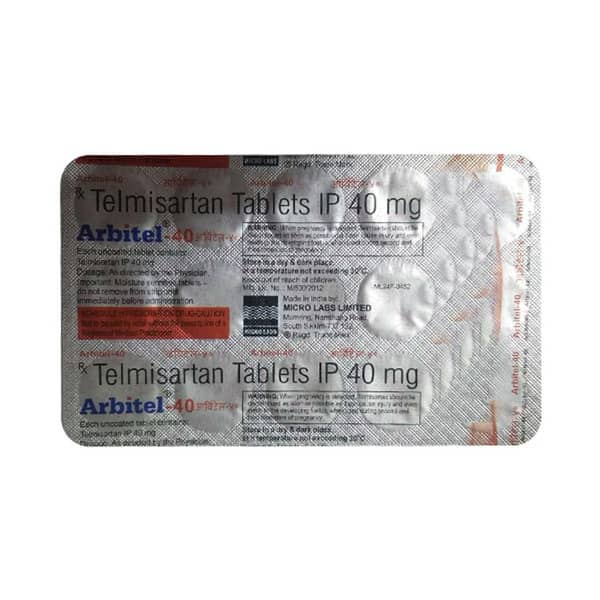 Arbitel 40mg Strip Of 15 Tablets