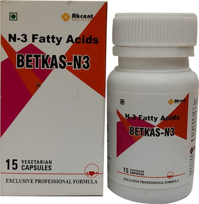 Betkas N3 Strip Of 15 Capsules
