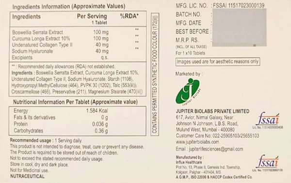 Kolabos Xt Strip Of 10 Tablets