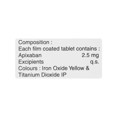 Prepixa 2.5mg Strip Of 10 Tablets