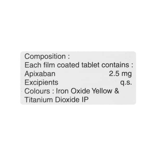 Prepixa 2.5mg Strip Of 10 Tablets