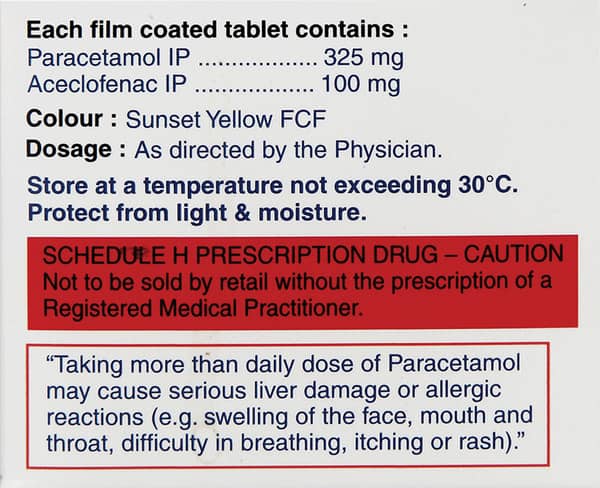 Movexx Plus (Amber Colour) Strip Of 10 Tablets